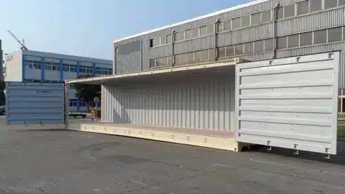 Open Side Shipping Container