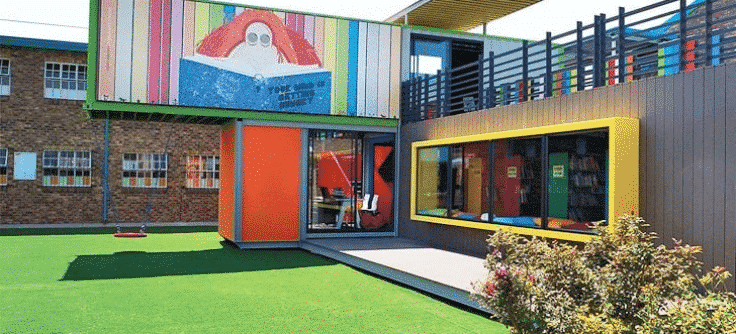 Attractive Schools Made Of Shipping Container