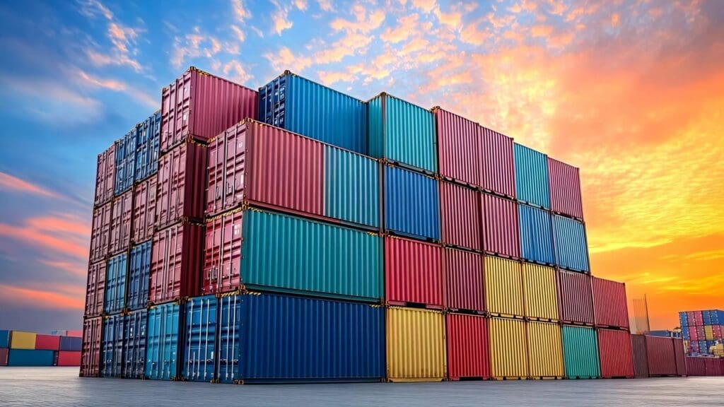 Shiping Container Stacks