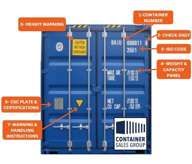 Ocean Export Shipping Containers: CSC Plates & Surveys