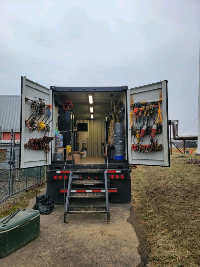 Industrial Storage in Shipping Container.