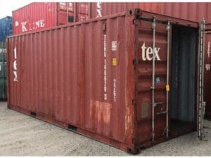 20 ft Wind & Water Tight Shipping Container For Sale.