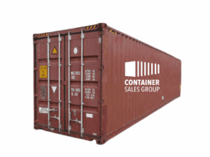 40 ft HC Used Cargo Worthy, Wind & Water Tight Brown Shipping Container