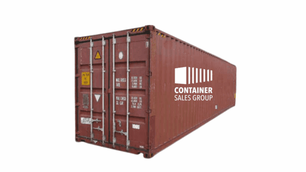 40 ft HC Used Cargo Worthy, Wind & Water Tight Brown Shipping Container