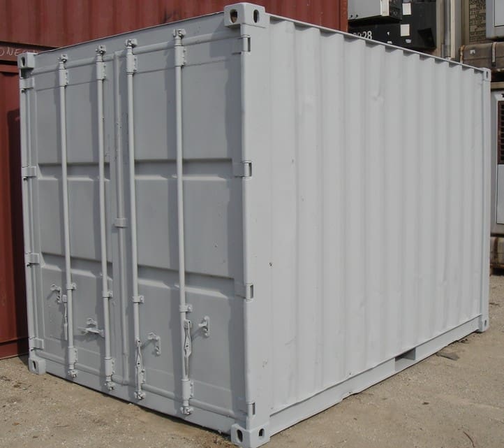 10 ft New One Trip Container Painted Gray